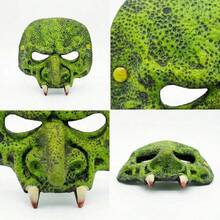 3 pezzi Maschera di Ognissanti Decorazione, Maschera da Goblin, Maschera in PU per Feste di Carnevale e Mascherate - Multicolore - Visualizzare 4