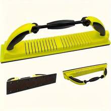 1pc Adjustable Handle Rotary Sanding Block, Multi-Function Labor-Saving Sander For Walls, Metal, Wood, Drywall And Car Body - Yellow - View 4