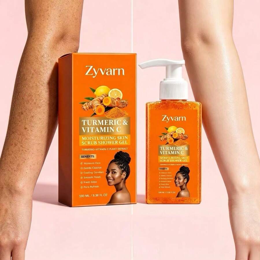薑黃維生素C去角質沐浴露 100ml – 2合1沐浴與去角質,保濕護理,溫和清潔,清涼舒爽,平滑肌膚紋理,亮白光澤,磨砂與沐浴露2合1,一瓶滿足所有沐浴期待 - 薑黃 - 查看 1