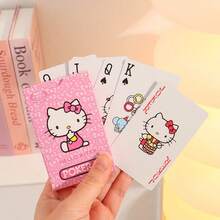 Sanrio角色撲克牌，Hello Kitty/My Melody/Kuromi/Cinnamoroll卡通卡片，可愛動漫卡片組，適合家庭遊戲之夜與派對 - 多款 - 查看 14