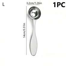 Stainless Steel Multi-Function Measuring Spoon Set, Includes Coffee Scoop, Powder Scoop, Spice Clamp - Teaspoon - View 7