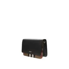 Burberry Mackford Classic Checkered Ladies Shoulder Crossbody Bag 80840251 - Black 80840251 - View 2