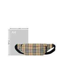 Tas Pinggang Wanita Burberry Sonny Motif Kotak-kotak Vintage 80841141 - Cokelat muda 80841141 - View 7