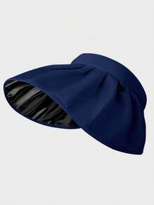 Topi Matahari Multifungsi Bertepi Lebar Menawarkan Perlindungan UV Tinggi, Bernapas, Topi Matahari Bergaya untuk Aktivitas Luar Ruangan Wanita, Ringkas, Ramah Rambut, Dapat Dilipat - Topi matahari (termasuk tali penahan angin) - View 16