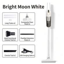 Multifunctional Handheld Vacuum Cleaner, Strong Suction, HEPA Filter, Cordless Vacuum Cleaner Suitable For Car, Floor, Home Use - 白色 - 查看 11