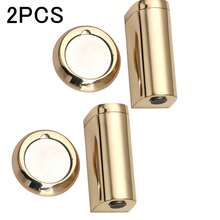 1pc Magnetic Door Stopper | No Drilling Required | Strong Magnet | Door Stopper Bracket | Wall Protection | Includes Screws And Adhesive Pad | Matte Gold - Door Stop - View 21