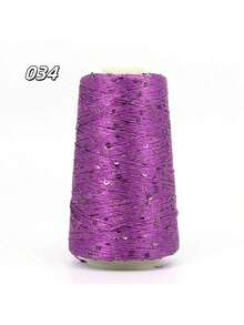 50g Sequin Yarn Shiny Sequin Thread For Hand-Knitting, Handcraft DIY Clothing, Bags, Hats And More - Multicolor - View 32
