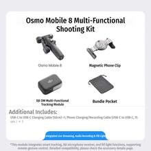 DJI OM8 Smart Edition | Ecosistema Dual Apple & HarmonyOS | Seguimiento ActiveTrack 3.0 | Activación por Control de Gestos | Movimiento de Cámara en Modo Historia | Recomendado por YouTubers | Herramienta para Creadores Multiplataforma | Kit Profesional de Vlog | Sistema de Liberación Rápida Magnética | Estabilización de Seguimiento 360° | Soporte de App Multilingüe | Diseño Portátil para Viajes | Disparo Inteligente Multiescenario | Esencial para la Creación de Contenido - Ver 8