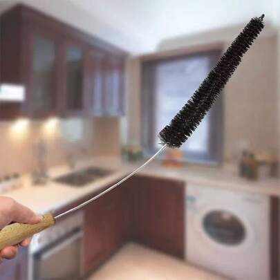 Professional Dryer Vent Cleaning Brush - Efficient Dust Removal Tool, Suitable For Home Dryer Vent, Laundry Room And Drain Pipe Cleaning - Easy To Use, Extendable And Reusable Dryer Vent Dusting Brush