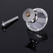 2pcs/Set, Drawer Knobs Handles, With Screws, Diamond-Shaped Alloy 25mm Cabinet Knobs Pulls - 2-piece Set (2 Handles + 2 Screws) - View 5