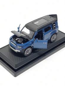 Alloy Car Model Simulation Glide Metal Small Sports Car Inertia Off-Road Racing Car Model Boys Pocket Ornament Small Car - Blue - View 5