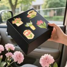 SCXXBSW 50pcs Tulip Secrets Hot Stamping Stickers, Cool Anime Decorative Stickers, Classic Gift Decorations, Value Pack, Cute Cartoon Stickers, Waterproof And Durable, Phone Case Decoration Stickers, Can Be Applied To Laptops - Multicolor - View 7
