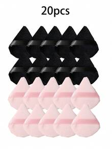 10 pièces/3 pièces/1 pièce Éponge de maquillage triangulaire, houppette, éponge de fond de teint plate, tampon de doigt, maquillage, pas cher, décoration de chambre, coiffeuse, voyage, chambre à coucher, accessoires de maquillage, houppette, mélangeur de maquillage, houppette, éponge de maquillage, pas cher, articles de remplissage de bas de Noël, maquillage, outils de maquillage, articles bon marché, cadeaux, cadeaux pour femmes, cadeaux de Noël, cadeaux, voyage, articles bon marché, articles de voyage essentiels - Multicolore - Voir 18