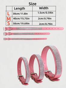 Pet Supplies Luxury Rhinestone Dog Collar, Premium Silver Alloy Buckle, Durable And Escape-Proof. Suitable For Daily Walks/Weddings/Parties, Universal For Large, Medium, Small Dogs And Cats - Purple - View 4