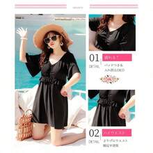Plus Size Bikini Sets - Black - View 2
