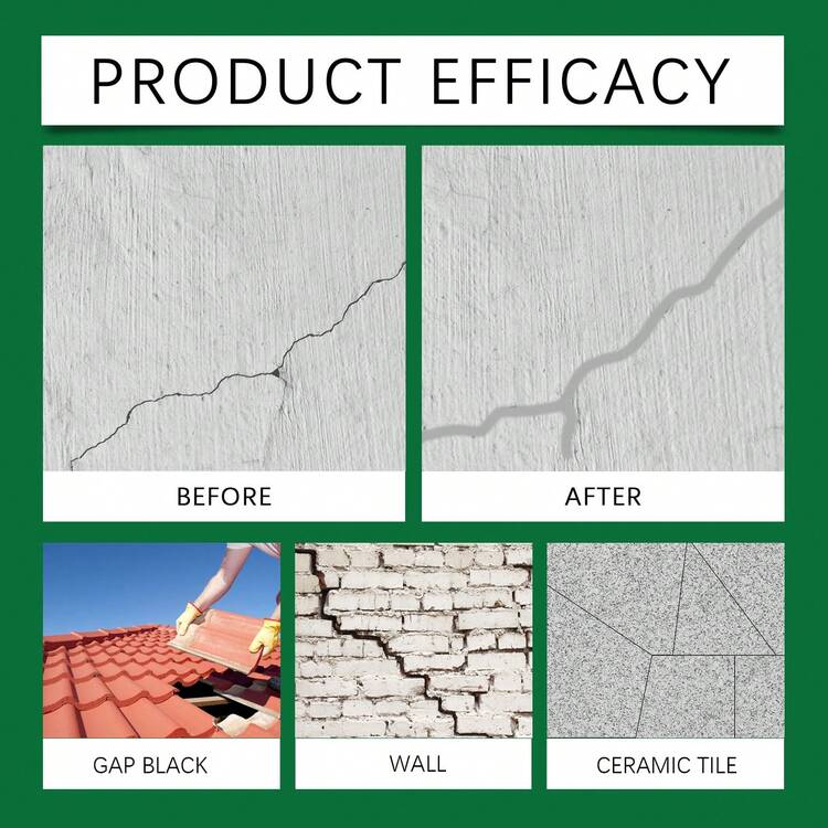 100g 2-In-1 Elastic Sealant & Waterproof Agent, Water-Based Crack Resistant Leak Stop Sealant For Roof Wall Concrete Tile Weatherproof Home Repair - Two-in-one Sealing and Waterproofing Adhesive - View 9