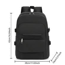 Stylish Waterproof Backpack Made Of Durable Material, Suitable For Daily Use, University And Hiking. - Blue - View 7