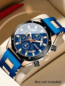 3-Piece Men's Gift Set: Watch, Wallet And Pen – Men's Business Gift - Multicolor - View 3