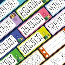 1 Set Children's Flash Cards Math Addition Subtraction Multiplication Division Practice Book Erasable Reusable Children's Learning Mental Calculation Training Cards School Training Math Textbook - Multicolor - View 10