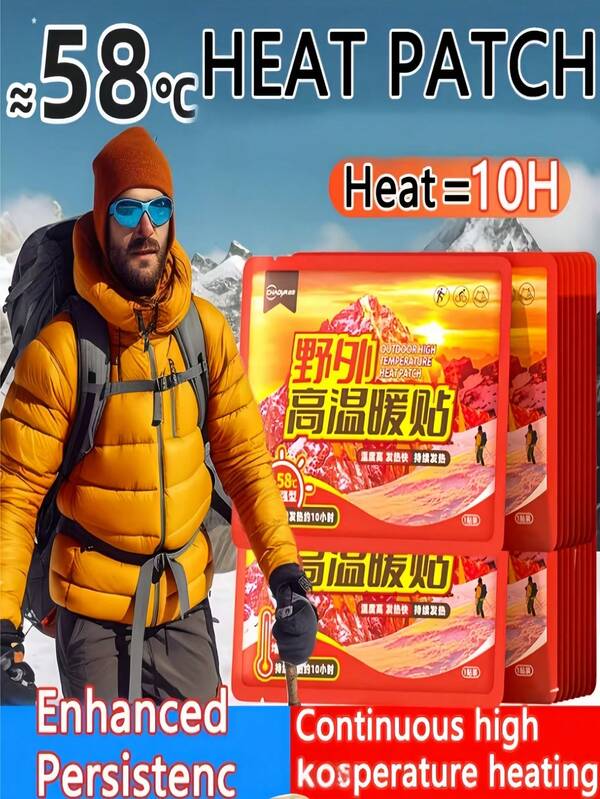 Parche autocalentante, adecuado para Body, pies, útero, calor duradero, calentador de manos activado por aire, parche desechable para cintura y abdomen, parche de calor de invierno para hombros, cuello, rodilla, adecuado para mujeres, parche de calor para cintura para calidez de manos y Body, duración ultra larga