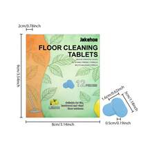 Floor Cleaning Tablets, Tile & Hardwood Floor Cleaner, Stain Removal, Odor Eliminator, Fresh Scent, Clean & Shiny Effervescent Tablets - Solid State - View 14