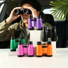 1pc Creative Colorful Mixed Color Binoculars, Compact And Portable, Outdoor Toy, Suitable As Student Prize - Multicolor - View 3