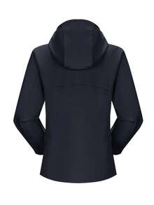 CAMEL CROWN Women's Outdoor Softshell Jacket, Fashionable And Comfortable, Waterproof And Abrasion-Resistant, Lightweight Hiking And Climbing Jacket, Spring/Summer Style - Phantom Black - View 4