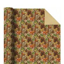 1 Rolle 5m Verpackungspapier DIY Geschenk, Waldtiermuster Bär, Hirsch, Fuchs, einseitig mattes Kraftpapier 43cm*500cm, verdicktes Geschenkverpackungspapier, geeignet für Geburtstagsgeschenke, Feierlichkeiten, Hochzeitsfeiern, Feiertagsgeschenke für Jungen und Mädchen - Waldbär - 5 m - Übersicht 10