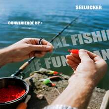 1個鋅合金釣魚線拉環,防滑緊線環,釣魚線打結工具,護手拉線環,適合作為父親、男友、兒子的聖誕禮物 - 彩色 - 查看 2