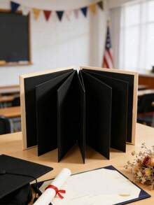 2026 Graduation Season Foldable Photo Frame, DIY Graduation Photo Album, Multi-Panel Collage Graduation Photo Display Stand, Student Commemorative Photo Album, Desktop Decor Photo Frame, Graduation Gift, Gift Exchange Souvenir - Color - View 7