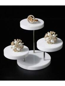 1pc Round 4/7/12-Tier Transparent Acrylic Multi-Layer Display Stand, Suitable For Blind Boxes, Small Figurines, Desserts And Cakes - Black - View 18