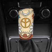 1件酷寵物印花汽車手煞車蓋 換檔桿套 手動變速箱，聚酯纖維材質，通用汽車配件，男女通用 - 檔位套 - 查看 14