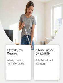 Floor Cleaning Tablets, Tile & Hardwood Floor Cleaner, Stain Removal, Odor Eliminator, Fresh Scent, Clean & Shiny Effervescent Tablets - Solid State - View 3