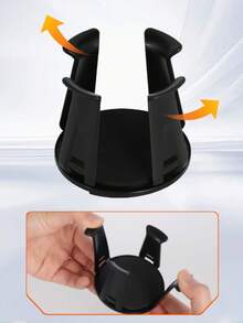 1Pc Multifunction Car Beverage Cup Bottle Holder Water Cup Slot Limiter,Self-Adhesive Cup Storage Rack Holder Insert, Car Drink Rack Auto Interior Accessories Automotive Beverage Bracket,Cupholder Insert For Car With Adaptive Clamping Arm Essential - Multicolor - View 9