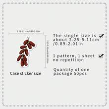 50pcs Exotic Arabic Culture Style Creative Niche Cartoon DIY Insulated Cup & Furniture Decoration Stickers - 50 Photos Showcasing Arabian Style. - View 2