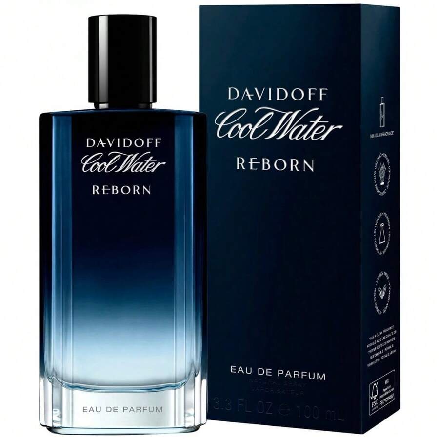 Davidoff Cool Water Reborn For Him 100ml EDP Spray - Aromatic Fougere - View 1