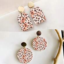 Papel de transferencia con estampado de leopardo, serie Fresh Natural, papel de impresión de arcilla polimérica, tamaño 5.82 * 3.93 pulgadas, adecuado para impresión de transferencia especial de arcilla polimérica en la fabricación de joyas y pendientes de arte DIY - A - Ver 6