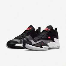 Nike Jordan Westbrook One Take 3 圓頭舒適避震防滑耐磨支撐低筒實戰籃球鞋男款 - 黑白灰 - 查看 3