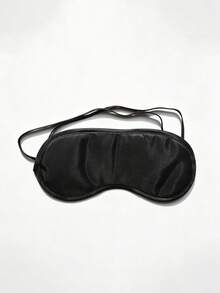 2pcs/1pc Polka Dot Pattern Silk-Like Elastic Blackout Sleep Mask, Light-Blocking Design, Suitable For Fast Sleep, Travel, Office, Yoga And Outdoor Leisure, Unisex - A - View 10