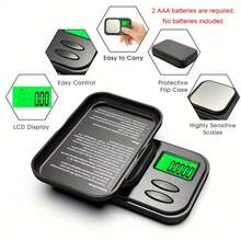 Mini báscula de hornear, báscula digital de alta precisión, báscula para joyería de cocina, báscula electrónica pequeña con precisión en gramos - Negro-2011 - Ver 3