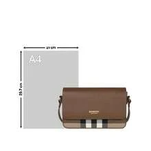 Burberry Vintage Classic Plaid Women's Shoulder Bag 81072701 - Earthy Brown 81072701 - View 7