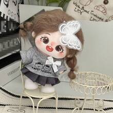 10cm 娃娃服裝套裝系列，娃娃穿搭服飾，套裝組合，娃娃配件，毛絨玩具衣服，明星粉絲周邊娃娃服裝，派對小禮物，生日禮物(不含娃娃) - 彩色 - 查看 5