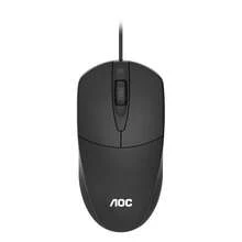 AOC's New White-Label 121 Wired USB Mouse Is Perfect For Home, Office, Gaming, Business, Laptops, And Desktops. It Features Sound And Is A Wired Mouse. - View 6