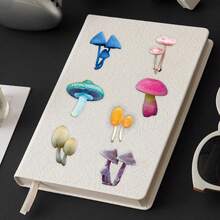 50pcs Transparent Cartoon Mushroom Forest Creative Fungi Illustration Plant Personalized Decorative Notebook Fridge Stickers - 50 Mushrooms - View 9
