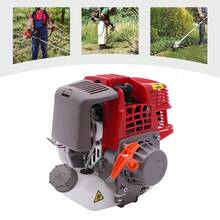 SENDERPICK 4-Stroke Gasoline Engine Pull Start Gasoline Engine Single Cylinder 4-Stroke Engine - Red - View 10
