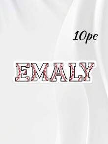 10 buah Stiker Nama Baseball Kustom, Stiker Nama Bertema Olahraga yang Dipersonalisasi, Label Stiker untuk Sekolah, Perlengkapan Sekolah dan Olahraga, Botol Minum, Helm - MultiWarna - View 9