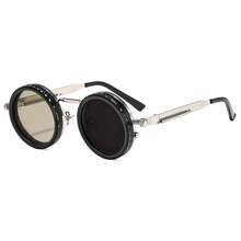 1 Pair Solid Color Retro Fashion Glasses, Rotatable Lenses, Adjustable Brightness, Alloy Frame, Black Gray TAC Lenses, Unisex, Suitable For Office, Travel And Daily Wear. - Multicolor - View 12