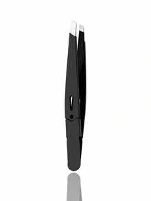 1/2 piezas Pinzas de cejas de alta precisión, pinzas de acero inoxidable para recortar cejas, adecuadas para vello fino y barba, herramienta de recorte de cabeza plana ultra delgada, adecuada para uso doméstico y de salón - Multicolor - Ver 12