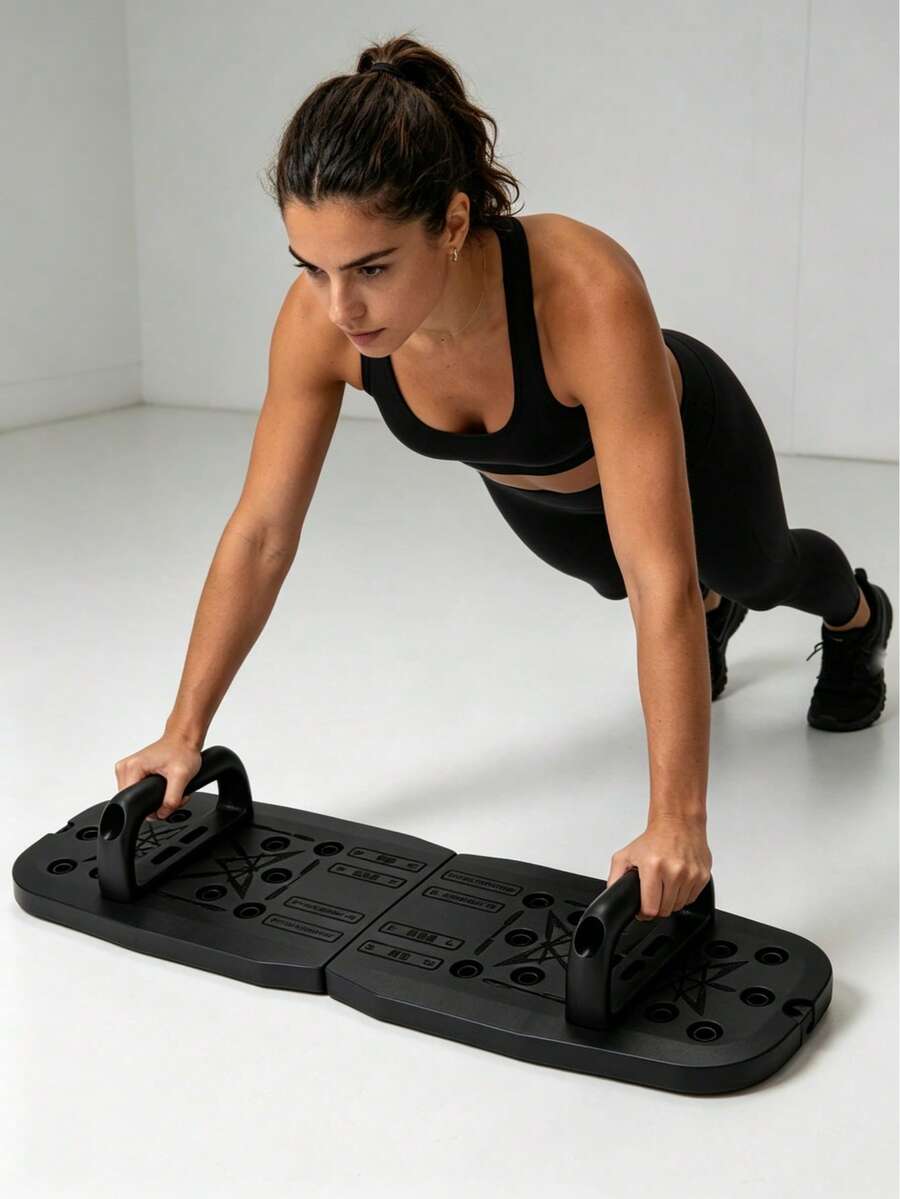 Multifunctional Push-Up Board Set | Portable Home Fitness Equipment | Chest, Shoulder, Triceps, Back Training Color-Coded | Suitable For Men, Women, Beginners And Fitness Enthusiasts - Multicolor - View 1