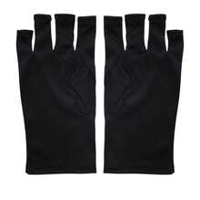 1 Pair UV Protection Gloves For Nail Lamps, Anti-UV Sun Protection Gloves For Gel Nails, Full Finger Nail Safety Gloves, Professional Nail Accessories For UV/LED Lamp Protection, Sunscreen, Sunshade, Driving, Outdoor Travel, Perfect For Nail Technicians, DIY Enthusiasts, Beauty Lovers, Great Gift For Valentine's Day And Mother's Day - Pink - View 12